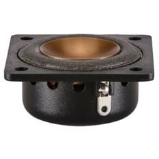 Concave tweeter design.